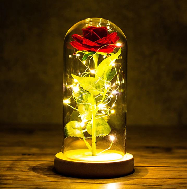 Elegantne LEDidega roos kuplis